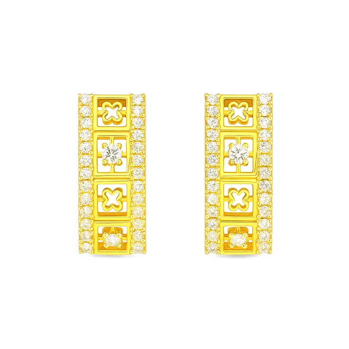 Quatrefoil Radiance Earring