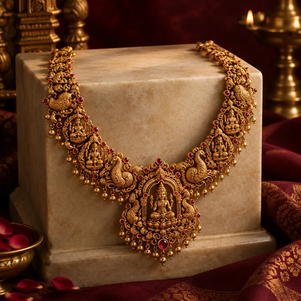 Temple Gold Choker Set